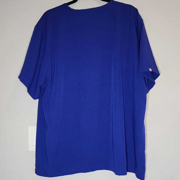 Figs 2 Piece Scrub Set Leon Three Pocket Top Axim Cargo Pants Men's Sz XXL Blue - Picture 5 of 16